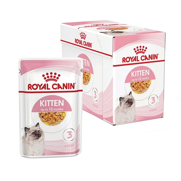 پوچ گربه رویال کنین مدل کیتن kitten وزن ۸۵ گرم